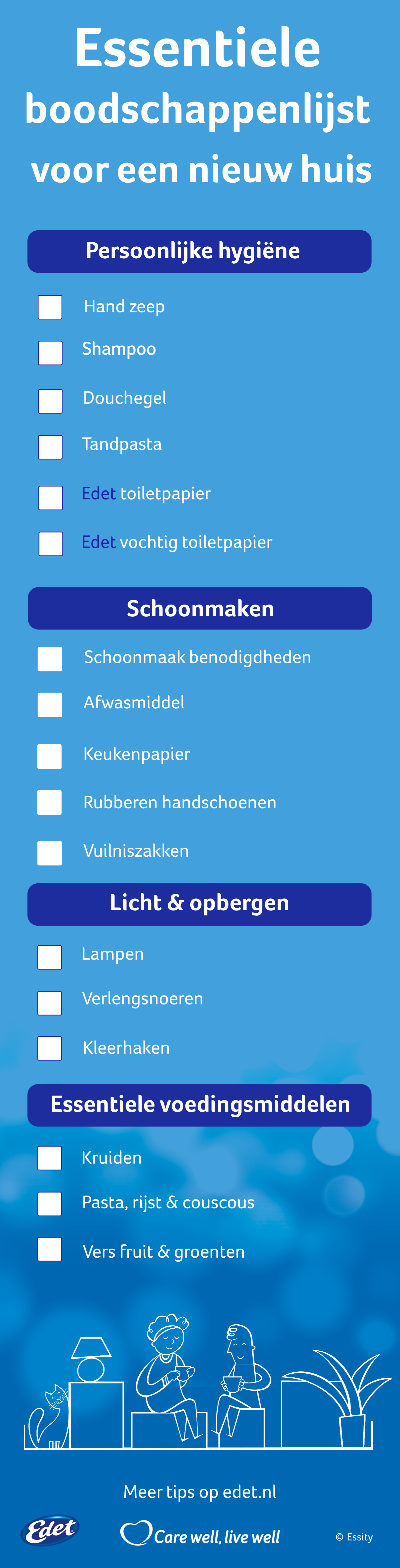 Verhuislijst: Checklist Nieuw Huis | Verhuizen, Wat Te Doen? - Edet