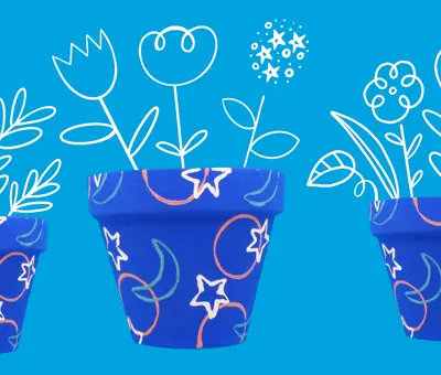 Hoe kun je een terracotta bloempot verven?